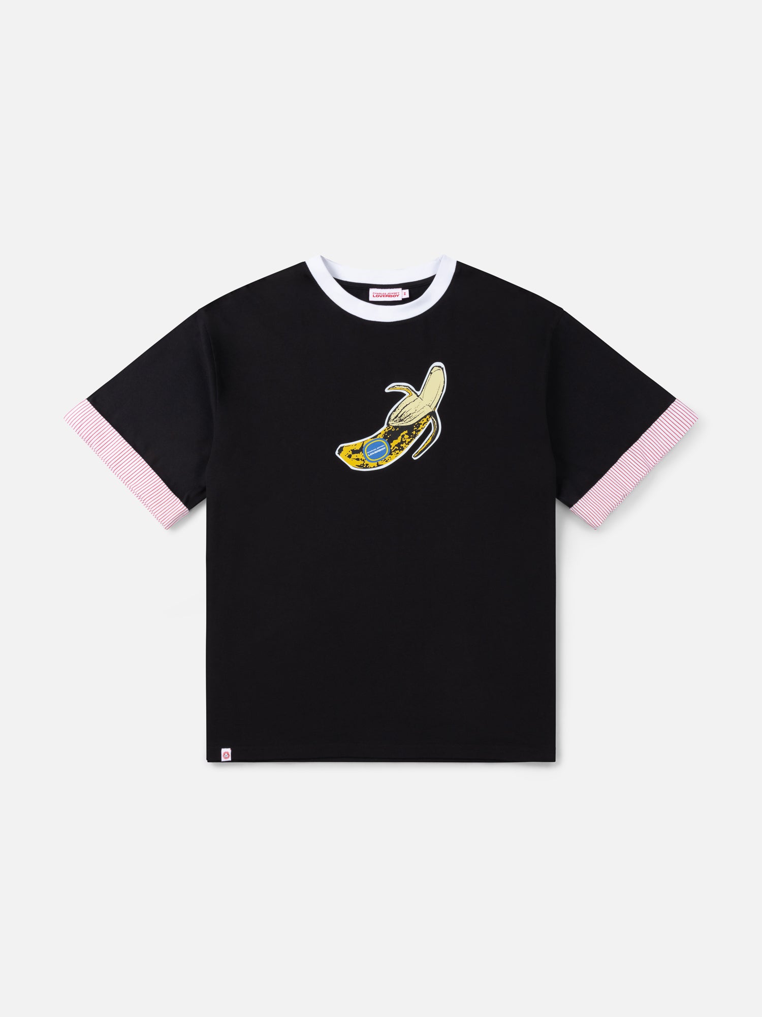 TURN UP TEE in BLACK YELLOW BANANA - Image 5